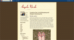 Desktop Screenshot of angelaromack.blogspot.com