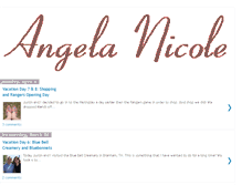 Tablet Screenshot of angelaromack.blogspot.com