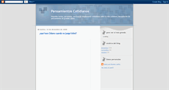 Desktop Screenshot of lospensamientoscotidianos.blogspot.com
