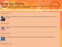 Tablet Screenshot of emmysbookoftheday.blogspot.com