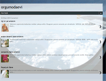 Tablet Screenshot of orgumodaevi.blogspot.com