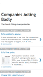 Mobile Screenshot of companiesactingbadly.blogspot.com