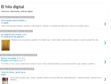Tablet Screenshot of elhilodigital.blogspot.com