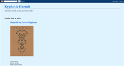 Desktop Screenshot of kyphotichermit.blogspot.com