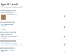 Tablet Screenshot of kyphotichermit.blogspot.com