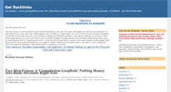 Desktop Screenshot of getbacklinks-backlinks.blogspot.com
