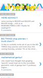 Mobile Screenshot of bigthingsahead.blogspot.com