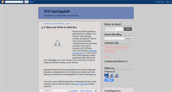 Desktop Screenshot of foiaspringdale.blogspot.com