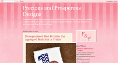 Desktop Screenshot of preciousandprosperous.blogspot.com