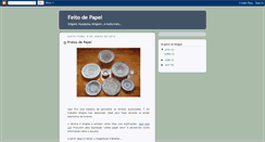 Desktop Screenshot of feitodepapel.blogspot.com