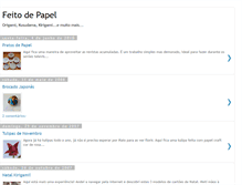 Tablet Screenshot of feitodepapel.blogspot.com