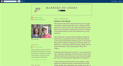 Desktop Screenshot of marriedtogeeks.blogspot.com