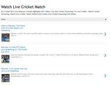 Tablet Screenshot of livecricketmatch1.blogspot.com