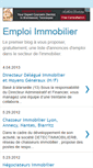 Mobile Screenshot of emploi-immobilier.blogspot.com