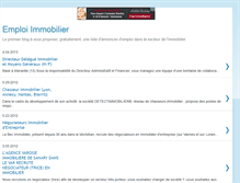 Tablet Screenshot of emploi-immobilier.blogspot.com