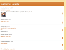 Tablet Screenshot of explodingtargets.blogspot.com