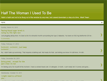 Tablet Screenshot of half-the-woman.blogspot.com