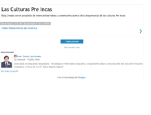 Tablet Screenshot of lasculturaspreincas.blogspot.com