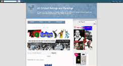 Desktop Screenshot of cric-ratings.blogspot.com