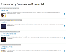 Tablet Screenshot of preservacionyconservaciondocumental.blogspot.com