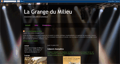 Desktop Screenshot of lagrangedumilieu.blogspot.com