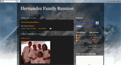 Desktop Screenshot of hernandezfamreunion.blogspot.com