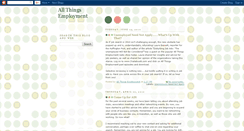 Desktop Screenshot of allthingsemployment.blogspot.com