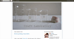 Desktop Screenshot of craftlaboratory.blogspot.com