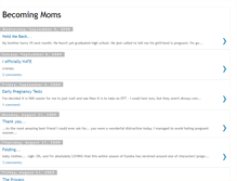 Tablet Screenshot of becomingmoms.blogspot.com