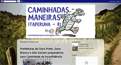 Desktop Screenshot of caminhadasmaneiras.blogspot.com