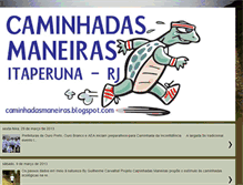 Tablet Screenshot of caminhadasmaneiras.blogspot.com