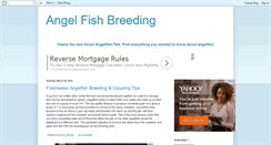 Desktop Screenshot of angelfishbreeding.blogspot.com