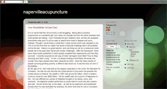 Desktop Screenshot of napervilleacupuncture.blogspot.com