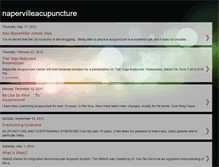 Tablet Screenshot of napervilleacupuncture.blogspot.com