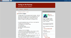 Desktop Screenshot of eatingontherunway.blogspot.com