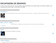 Tablet Screenshot of encantadoradedemonios.blogspot.com