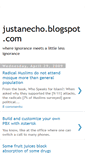 Mobile Screenshot of justanecho.blogspot.com