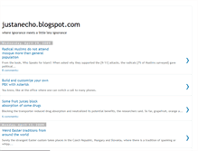 Tablet Screenshot of justanecho.blogspot.com