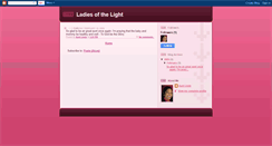 Desktop Screenshot of ladiesofthelight.blogspot.com