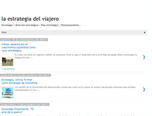 Tablet Screenshot of laestrategiadelviajero.blogspot.com
