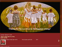 Tablet Screenshot of norakasten-artist.blogspot.com