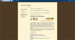 Desktop Screenshot of ciencia-quibio.blogspot.com