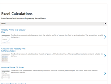 Tablet Screenshot of excelcalculations.blogspot.com