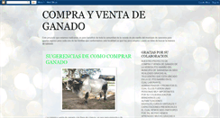 Desktop Screenshot of compradeganado.blogspot.com