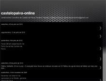 Tablet Screenshot of jornal-online-castelodepaiva-online.blogspot.com
