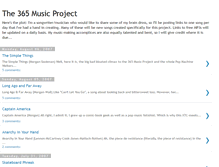 Tablet Screenshot of 365musicproject.blogspot.com