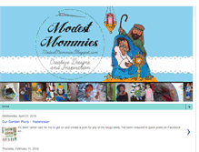 Tablet Screenshot of modestmommies.blogspot.com