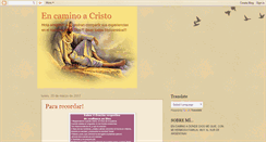 Desktop Screenshot of encaminoacristo.blogspot.com