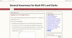 Desktop Screenshot of currentaffairsbankpo.blogspot.com