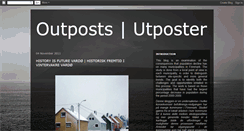 Desktop Screenshot of outposts-utposter.blogspot.com